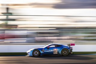 #007 Aston Martin Vantage AMR GT3 of Derek DeBoer, 2023 Fanatec GT World Challenge America SRO, Aston Martin Racing-TRG, GT World Challenge America, INDIANAPOLIS 8 HOUR presented by AWS, October 5-7, Pro-Am, Valentin Hasse-Clot, and Ben Tuck
 | www.lagunasphotography.com