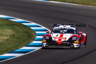 #53 Porsche GT3 992 of Trenton Estep, 2023 Fanatec GT World Challenge America SRO, GT World Challenge America, INDIANAPOLIS 8 HOUR presented by AWS, MDK Motorsports, October 5-7, Pro, Seth Lucas, and Matteo Cairoli
 | www.lagunasphotography.com