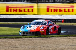 #20 Porsche GT3 R 992 of Antares Au, 2023 Fanatec GT World Challenge America SRO, GT World Challenge America, Huber Motorsport, INDIANAPOLIS 8 HOUR presented by AWS, Laurin Heinrich, October 5-7, Pro-Am, and Alfred Renauer
 | www.lagunasphotography.com
