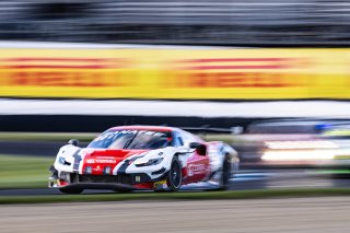 #21 Ferrari 296 GT3 of Manny Franco, 2023 Fanatec GT World Challenge America SRO, Alessandro Balzan, Conquest Racing, GT World Challenge America, INDIANAPOLIS 8 HOUR presented by AWS, October 5-7, Pro, and Lilou Wadoux-Ducellier
 | www.lagunasphotography.com