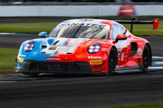 #20 Porsche GT3 R 992 of Antares Au, 2023 Fanatec GT World Challenge America SRO, GT World Challenge America, Huber Motorsport, INDIANAPOLIS 8 HOUR presented by AWS, Laurin Heinrich, October 5-7, Pro-Am, and Alfred Renauer
 | www.lagunasphotography.com
