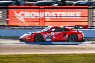 #20 Porsche GT3 R 992 of Antares Au, 2023 Fanatec GT World Challenge America SRO, GT World Challenge America, Huber Motorsport, INDIANAPOLIS 8 HOUR presented by AWS, Laurin Heinrich, October 5-7, Pro-Am, and Alfred Renauer
 | www.lagunasphotography.com