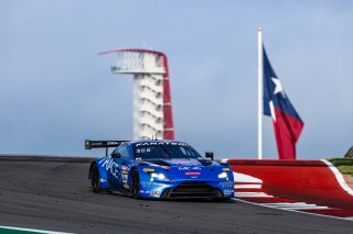 #007 Aston Martin Vantage AMR GT3 of Derek DeBoer and Valentin Hasse Clot, Aston Martin Racing-TRG, Austin, COTA, GT World Challenge America, May 2023., Pro-Am, SRO America, TX
 | Fabian Lagunas / SRO