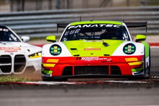 #45 Porsche 911 GT3-R 992 of Charlie Luck and Jan Heylen, Austin, COTA, GT World Challenge America, May 2023., Pro-Am, SRO America, TX, Wright Motorsports
 | Fabian Lagunas / SRO