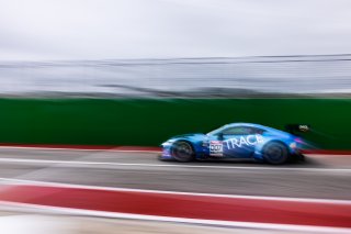 #007 Aston Martin Vantage AMR GT3 of Derek DeBoer and Valentin Hasse Clot, Aston Martin Racing-TRG, Austin, COTA, GT World Challenge America, May 2023., Pro-Am, SRO America, TX
 | Fabian Lagunas / SRO
