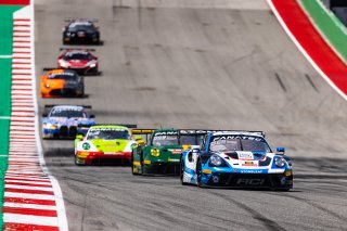 #16 Porsche 911 GT3-R (991.ii) of Pedro Torres and Spencer Pumpelly, ACI Motorsport, Austin, COTA, GT World Challenge America, May 2023., Pro-Am, SRO America, TX
 | Fabian Lagunas / SRO