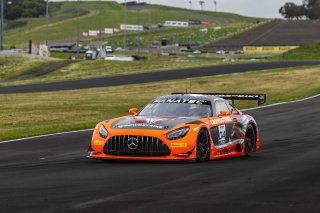 #04 Mercedes-AMG GT3 of George Kurtz and Colin Braun, Crowdstrike by Riley Motorsports, GT World Challenge America, Pro-Am, FANATEC GT World Challenge America Powered by AWS, SRO America, Sonoma Raceway, Sonoma, CA, April 2024.
 | Fabian Lagunas / SRO