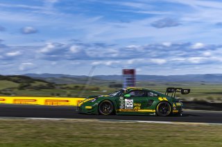 #120 Porsche 911 GT3-R of Adam Adelson and Elliott Skeer, Wright Motorsports, GT World Challenge America, Pro, FANATEC GT World Challenge America Powered by AWS, SRO America, Sonoma Raceway, Sonoma, CA, April 2024.
 | Fabian Lagunas / SRO