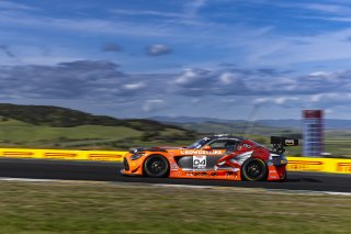 #04 Mercedes-AMG GT3 of George Kurtz and Colin Braun, Crowdstrike by Riley Motorsports, GT World Challenge America, Pro-Am, FANATEC GT World Challenge America Powered by AWS, SRO America, Sonoma Raceway, Sonoma, CA, April 2024.
 | Fabian Lagunas / SRO