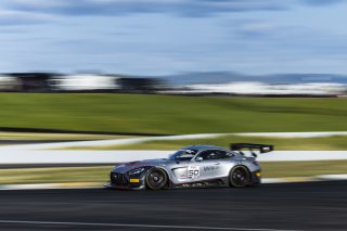 #50 Mercedes-AMG GT3 of Ross Chouest and Aaron Povoledo, Chouest Povoledo Racing, GT World Challenge America, Pro-Am, FANATEC GT World Challenge America Powered by AWS, Sonoma Raceway, Sonoma, CA, April 2024.
 | Fabian Lagunas / SRO