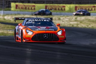 #04 Mercedes-AMG GT3 of George Kurtz and Colin Braun, Crowdstrike by Riley Motorsports, GT World Challenge America, Pro-Am, FANATEC GT World Challenge America Powered by AWS, SRO America, Sonoma Raceway, Sonoma, CA, April 2024.
 | Fabian Lagunas / SRO