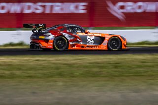 #04 Mercedes-AMG GT3 of George Kurtz and Colin Braun, Crowdstrike by Riley Motorsports, GT World Challenge America, Pro-Am, FANATEC GT World Challenge America Powered by AWS, SRO America, Sonoma Raceway, Sonoma, CA, April 2024.
 | Fabian Lagunas / SRO