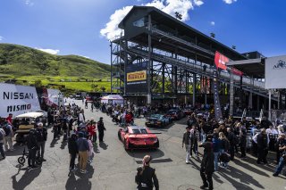 Paddock at FANATEC GT World Challenge America Powered by AWS, SRO America, Sonoma Raceway, Sonoma, CA, April 2024.
 | Fabian Lagunas / SRO