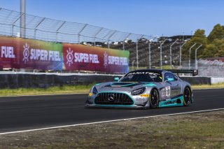#19 Mercedes-AMG GT3 of Will Hardeman and Adam Carroll, Esses Racing with Mercedes-Benz of Austin, GT World Challenge America, Pro-Am, FANATEC GT World Challenge America Powered by AWS, SRO America, Sonoma Raceway, Sonoma, CA, April 2024.
 | Fabian Lagunas / SRO
