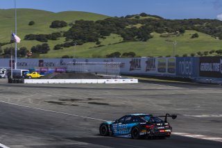 #29 BMW M4 GT3 of Justin Rothberg and Robby Foley, Turner Motorsport, GT World Challenge America, Pro-Am, FANATEC GT World Challenge America Powered by AWS, Sonoma Raceway, Sonoma, CA, April 2024.
 | Fabian Lagunas / SRO