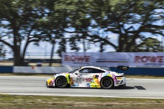 #32 Porsche 911 GT3-R of Kyle Washington and Tom Sargent, GMG Racing, GT World Challenge America, Pro-Am, FANATEC GT World Challenge America Powered by AWS, Sebring International Raceway, Sebring, FL May 3 - 5 2024.
 | Fabian Lagunas / SRO