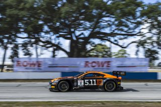 #8 Aston Martin Vantage AMR GT3 2024 of Elias Sabo and Andy Lee, Flying Lizard Motorsports, GT World Challenge America, Pro-Am, FANATEC GT World Challenge America Powered by AWS, SRO America, Sebring International Raceway, Sebring, FL May 3 - 5 2024.
 | Fabian Lagunas / SRO