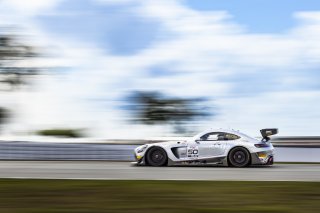 #50 Mercedes-AMG GT3 of Ross Chouest and Aaron Povoledo, Chouest Povoledo Racing, GT World Challenge America, Pro-Am, FANATEC GT World Challenge America Powered by AWS, Sebring International Raceway, Sebring, FL May 3 - 5 2024.
 | Fabian Lagunas / SRO
