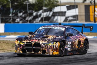 #28 BMW M4 GT3 of Varun Chocksey and Bill Auberlen, ST Racing, GT World Challenge America, Pro, SRO America, FANATEC GT World Challenge America Powered by AWS, Sebring International Raceway, Sebring, FL May 3 - 5 2024.
 | Fabian Lagunas / SRO