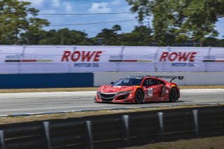 #93 Acura NSX GT3 EVO22 of Luca Mars and Zach Veach, Racers Edge Motorsports, GT World Challenge America, Pro, FANATEC GT World Challenge America Powered by AWS, SRO America, Sebring International Raceway, Sebring, FL May 3 - 5 2024.
 | Fabian Lagunas / SRO