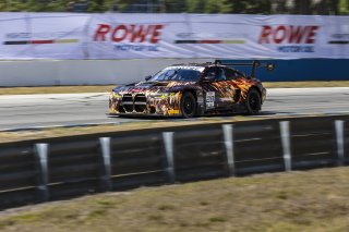 #28 BMW M4 GT3 of Varun Chocksey and Bill Auberlen, ST Racing, GT World Challenge America, Pro, SRO America, FANATEC GT World Challenge America Powered by AWS, Sebring International Raceway, Sebring, FL May 3 - 5 2024.
 | Fabian Lagunas / SRO