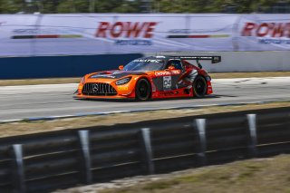 #04 Mercedes-AMG GT3 of George Kurtz and Colin Braun, Crowdstrike by Riley Motorsports, GT World Challenge America, Pro-Am, FANATEC GT World Challenge America Powered by AWS, SRO America, Sebring International Raceway, Sebring, FL May 3 - 5 2024.
 | Fabian Lagunas / SRO