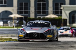 #50 Mercedes-AMG GT3 of Ross Chouest and Aaron Povoledo, Chouest Povoledo Racing, GT World Challenge America, Pro-Am, FANATEC GT World Challenge America Powered by AWS, Sebring International Raceway, Sebring, FL May 3 - 5 2024.
 | Fabian Lagunas / SRO