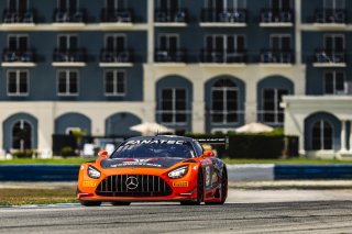 #04 Mercedes-AMG GT3 of George Kurtz and Colin Braun, Crowdstrike by Riley Motorsports, GT World Challenge America, Pro-Am, FANATEC GT World Challenge America Powered by AWS, SRO America, Sebring International Raceway, Sebring, FL May 3 - 5 2024.
 | Fabian Lagunas / SRO