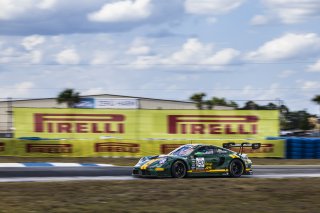 #120 Porsche 911 GT3-R of Adam Adelson and Elliott Skeer, Wright Motorsports, GT World Challenge America, Pro, FANATEC GT World Challenge America Powered by AWS, SRO America, Sebring International Raceway, Sebring, FL May 3 - 5 2024.
 | Fabian Lagunas / SRO