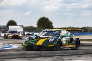 #120 Porsche 911 GT3-R of Adam Adelson and Elliott Skeer, Wright Motorsports, GT World Challenge America, Pro, FANATEC GT World Challenge America Powered by AWS, SRO America, Sebring International Raceway, Sebring, FL May 3 - 5 2024.
 | Fabian Lagunas / SRO