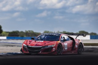 #93 Acura NSX GT3 EVO22 of Luca Mars and Zach Veach, Racers Edge Motorsports, GT World Challenge America, Pro, FANATEC GT World Challenge America Powered by AWS, SRO America, Sebring International Raceway, Sebring, FL May 3 - 5 2024.
 | Fabian Lagunas / SRO