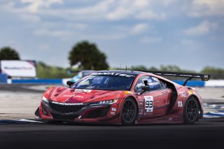 #93 Acura NSX GT3 EVO22 of Luca Mars and Zach Veach, Racers Edge Motorsports, GT World Challenge America, Pro, FANATEC GT World Challenge America Powered by AWS, SRO America, Sebring International Raceway, Sebring, FL May 3 - 5 2024.
 | Fabian Lagunas / SRO