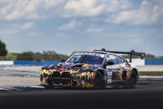 #28 BMW M4 GT3 of Varun Chocksey and Bill Auberlen, ST Racing, GT World Challenge America, Pro, SRO America, FANATEC GT World Challenge America Powered by AWS, Sebring International Raceway, Sebring, FL May 3 - 5 2024.
 | Fabian Lagunas / SRO