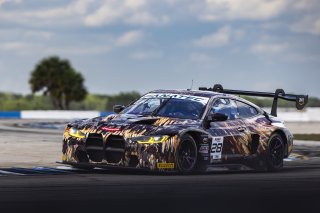 #28 BMW M4 GT3 of Varun Chocksey and Bill Auberlen, ST Racing, GT World Challenge America, Pro, SRO America, FANATEC GT World Challenge America Powered by AWS, Sebring International Raceway, Sebring, FL May 3 - 5 2024.
 | Fabian Lagunas / SRO