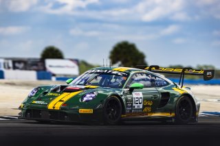 #120 Porsche 911 GT3-R of Adam Adelson and Elliott Skeer, Wright Motorsports, GT World Challenge America, Pro, FANATEC GT World Challenge America Powered by AWS, SRO America, Sebring International Raceway, Sebring, FL May 3 - 5 2024.
 | Fabian Lagunas / SRO