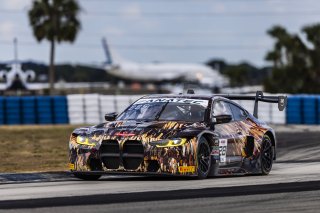 #28 BMW M4 GT3 of Varun Chocksey and Bill Auberlen, ST Racing, GT World Challenge America, Pro, SRO America, FANATEC GT World Challenge America Powered by AWS, Sebring International Raceway, Sebring, FL May 3 - 5 2024.
 | Fabian Lagunas / SRO