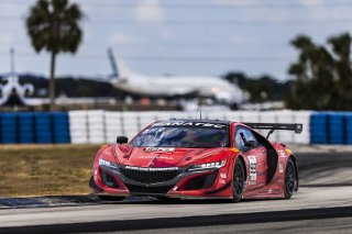 #93 Acura NSX GT3 EVO22 of Luca Mars and Zach Veach, Racers Edge Motorsports, GT World Challenge America, Pro, FANATEC GT World Challenge America Powered by AWS, SRO America, Sebring International Raceway, Sebring, FL May 3 - 5 2024.
 | Fabian Lagunas / SRO