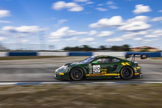 #120 Porsche 911 GT3-R of Adam Adelson and Elliott Skeer, Wright Motorsports, GT World Challenge America, Pro, FANATEC GT World Challenge America Powered by AWS, SRO America, Sebring International Raceway, Sebring, FL May 3 - 5 2024.
 | Fabian Lagunas / SRO