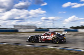 #91 Mercedes-AMG GT3 of Jeff Burton and Philip Ellis, Regulator Racing, GT World Challenge America, Pro-Am, SRO America, FANATEC GT World Challenge America Powered by AWS, Sebring International Raceway, Sebring, FL May 3 - 5 2024.
 | Fabian Lagunas / SRO