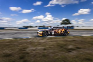 #28 BMW M4 GT3 of Varun Chocksey and Bill Auberlen, ST Racing, GT World Challenge America, Pro, SRO America, FANATEC GT World Challenge America Powered by AWS, Sebring International Raceway, Sebring, FL May 3 - 5 2024.
 | Fabian Lagunas / SRO