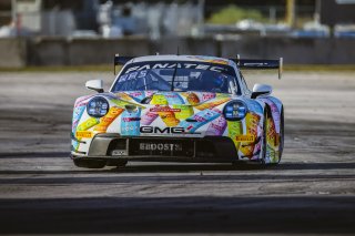 #32 Porsche 911 GT3-R of Kyle Washington and Tom Sargent, GMG Racing, GT World Challenge America, Pro-Am, FANATEC GT World Challenge America Powered by AWS, Sebring International Raceway, Sebring, FL May 3 - 5 2024.
 | Fabian Lagunas / SRO      