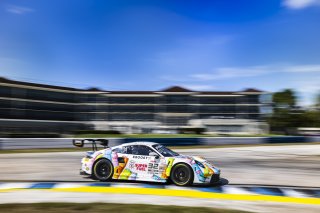 #32 Porsche 911 GT3-R of Kyle Washington and Tom Sargent, GMG Racing, GT World Challenge America, Pro-Am, FANATEC GT World Challenge America Powered by AWS, Sebring International Raceway, Sebring, FL May 3 - 5 2024.
 | Fabian Lagunas / SRO