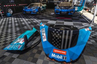 Paddock at FANATEC GT World Challenge America #08 Chevrolet Corvette Z06 GT3.R of Scott Smithson and Bryan Sellers, DXDT Racing, GT World Challenge America, Pro-Am, FANATEC GT World Challenge America Powered by AWS, SRO America, Sebring International Race | Fabian Lagunas / SRO