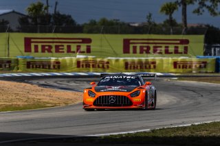 #04 Mercedes-AMG GT3 of George Kurtz and Colin Braun, Crowdstrike by Riley Motorsports, GT World Challenge America, Pro-Am, FANATEC GT World Challenge America Powered by AWS, SRO America, Sebring International Raceway, Sebring, FL May 3 - 5 2024.
 | Fabian Lagunas / SRO