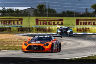 #04 Mercedes-AMG GT3 of George Kurtz and Colin Braun, Crowdstrike by Riley Motorsports, GT World Challenge America, Pro-Am, FANATEC GT World Challenge America Powered by AWS, SRO America, Sebring International Raceway, Sebring, FL May 3 - 5 2024.
 | Fabian Lagunas / SRO
