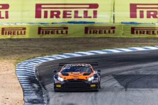 #8 Aston Martin Vantage AMR GT3 2024 of Elias Sabo and Andy Lee, Flying Lizard Motorsports, GT World Challenge America, Pro-Am, FANATEC GT World Challenge America Powered by AWS, SRO America, Sebring International Raceway, Sebring, FL May 3 - 5 2024.
 | Fabian Lagunas / SRO