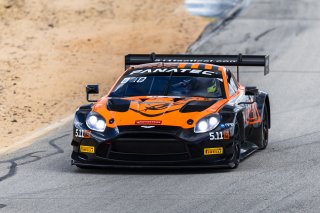 #8 Aston Martin Vantage AMR GT3 2024 of Elias Sabo and Andy Lee, Flying Lizard Motorsports, GT World Challenge America, Pro-Am, FANATEC GT World Challenge America Powered by AWS, SRO America, Sebring International Raceway, Sebring, FL May 3 - 5 2024.
 | Fabian Lagunas / SRO