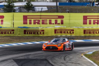 #04 Mercedes-AMG GT3 of George Kurtz and Colin Braun, Crowdstrike by Riley Motorsports, GT World Challenge America, Pro-Am, FANATEC GT World Challenge America Powered by AWS, SRO America, Sebring International Raceway, Sebring, FL May 3 - 5 2024.
 | Fabian Lagunas / SRO