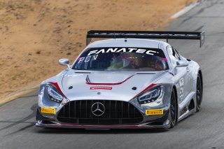 #50 Mercedes-AMG GT3 of Ross Chouest and Aaron Povoledo, Chouest Povoledo Racing, GT World Challenge America, Pro-Am, FANATEC GT World Challenge America Powered by AWS, Sebring International Raceway, Sebring, FL May 3 - 5 2024.
 | Fabian Lagunas / SRO