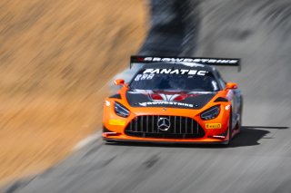 #04 Mercedes-AMG GT3 of George Kurtz and Colin Braun, Crowdstrike by Riley Motorsports, GT World Challenge America, Pro-Am, FANATEC GT World Challenge America Powered by AWS, SRO America, Sebring International Raceway, Sebring, FL May 3 - 5 2024.
 | Fabian Lagunas / SRO